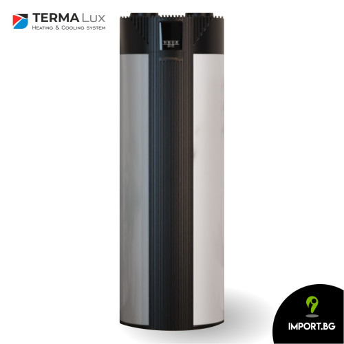 Неръждаем Термодинамичен бойлер с WIFI TermaLux 200 литра с една серпентина с фреон R290