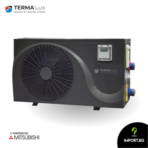 Термопомпа за басейн 8 KW 220 V Termalux с Mitsubishi компресор